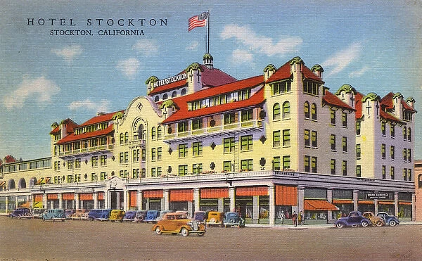 Hotel Stockton, Stockton, California, USA