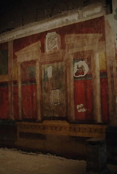 House of Augustus on the Palatine Hill. Fresco paint. Rome
