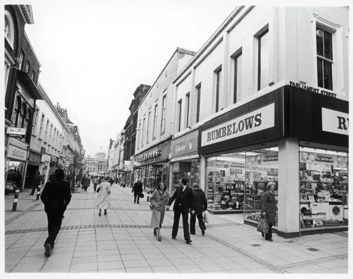 Framed Print : Hull Shops 1970s Print Framed Print : Hull Shops 1970s Print