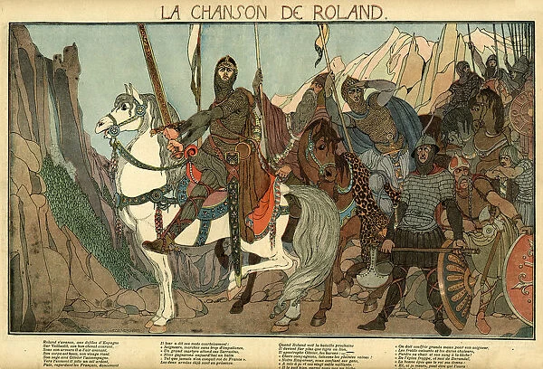Illustration, La Chanson de Roland