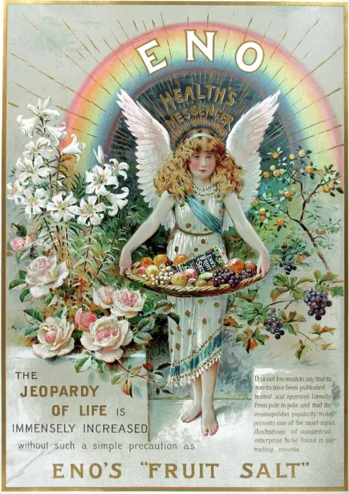 Framed Print : Enos Fruit Salts Full Page Colour Print Advertisement Framed Print : Enos Fruit Salts Full Page Colour Print Advertisement