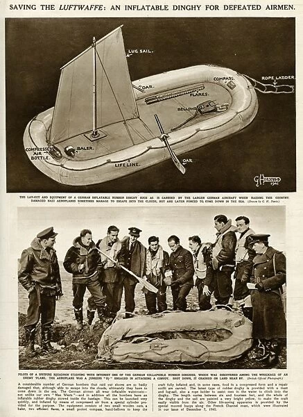 Inflatable German dinghy by G. H. Davis