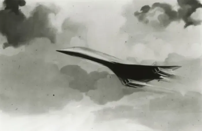 Framed Print : Concorde Artists Impression Print Framed Print : Concorde Artists Impression Print