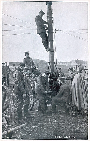 Installation - Field Telephone System - WW1 - Western Front