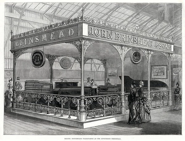 International Exhibition - John Brinsmead & Sons pianos 1885 International