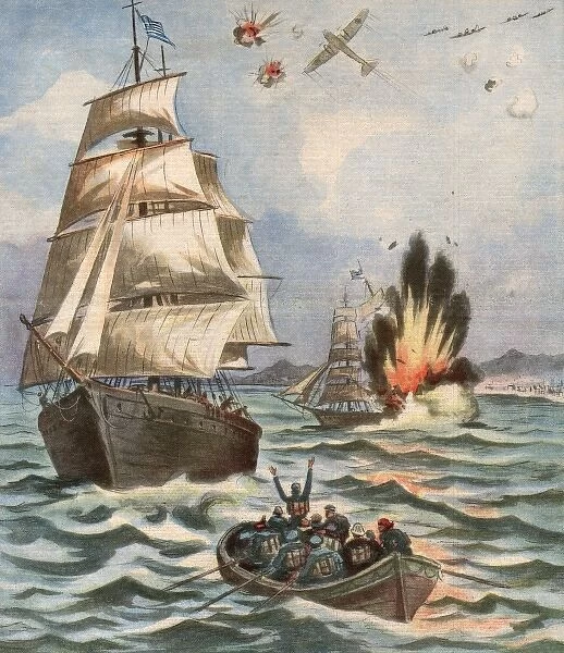 Italians Attack Ships