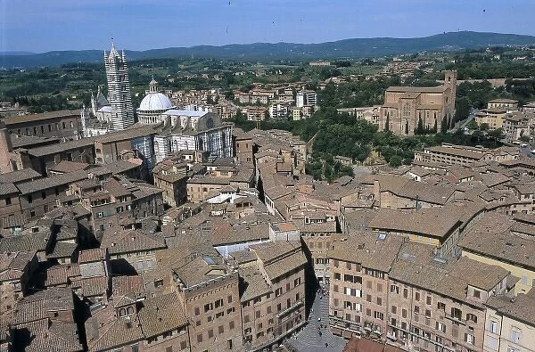 ITALY. Siena. View of the city from the tower