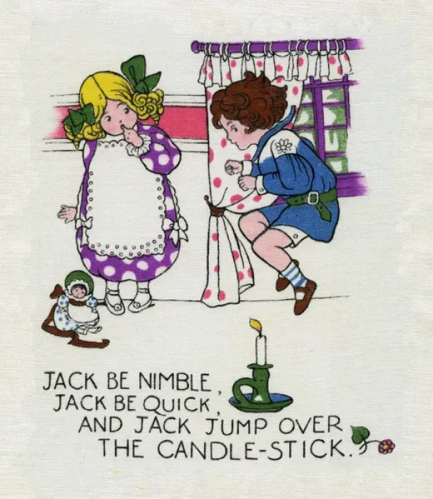 Framed Print : Traditional Nursery Rhyme Print circa 1912 Framed Print : Traditional Nursery Rhyme Print circa 1912