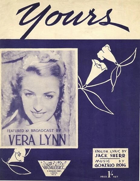 YOURS by Jack Sherr and Gonzalo Roig - Music Sheet Cover