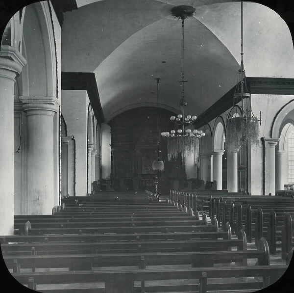Jamaica - Parish Church, Interior, Kingston