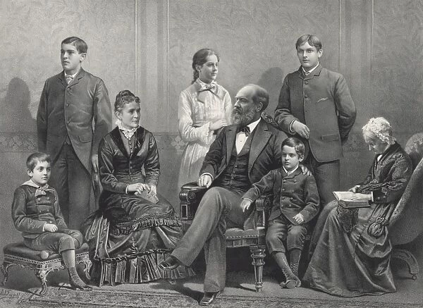 James A. Garfield & family
