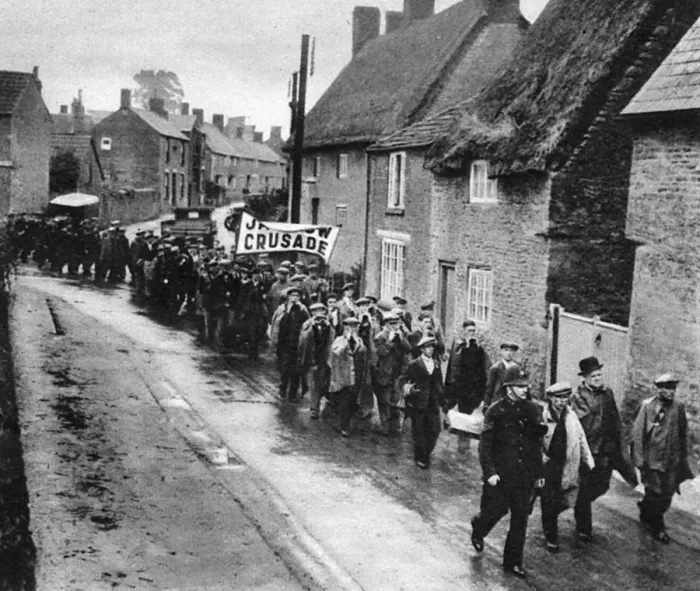 Framed Print : Jarrow Crusade Unemployed Print, October 1936 Framed Print : Jarrow Crusade Unemployed Print, October 1936