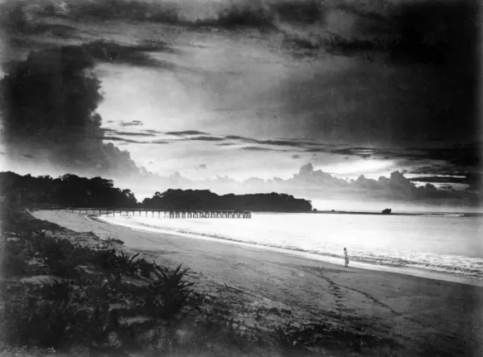 Framed Print : Javanese Sunset Print: A 1930s Java Coast Scene Framed Print : Javanese Sunset Print: A 1930s Java Coast Scene