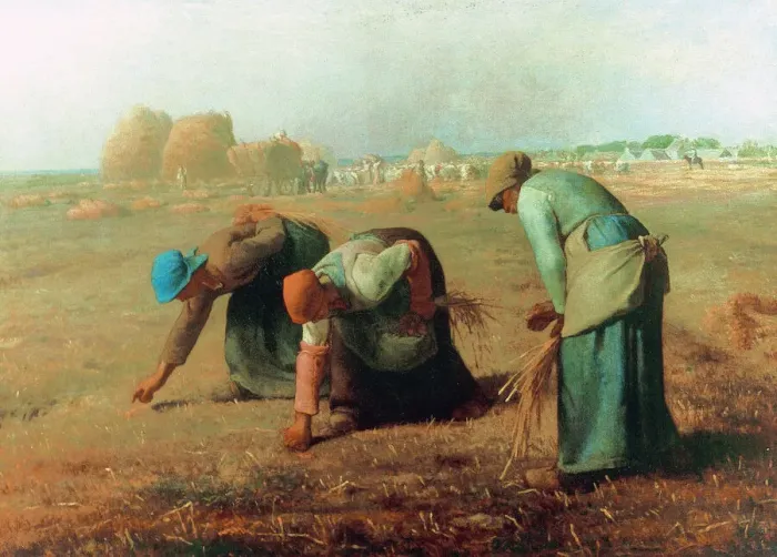 Framed Print of Jean-Francois Millet Print - The Gleaners (1856