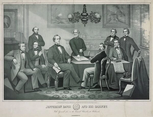 Jefferson Davis and his cabinet