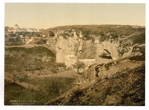 Jeremiahs grotto, Jerusalem, Holy Land, (i. e. Israel)