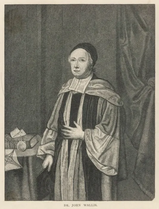 Framed Print : John Wallis Print - Engraved Portrait of a Mathematician Framed Print : John Wallis Print - Engraved Portrait of a Mathematician