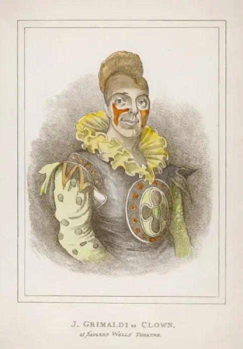 Framed Print : Joseph Grimaldi Clown Print Framed Print : Joseph Grimaldi Clown Print