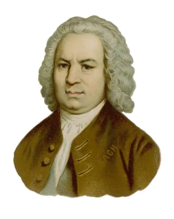 Framed Print : Johann Sebastian Bach Print - Engraved Portrait Framed Print : Johann Sebastian Bach Print - Engraved Portrait