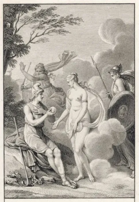 Framed Print : The Judgement of Paris Print Framed Print : The Judgement of Paris Print