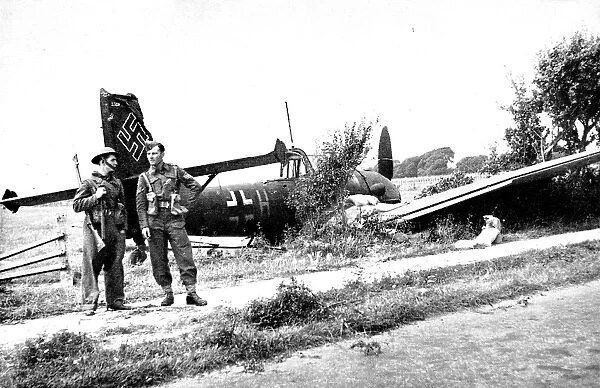 Junkers Ju-87 crashed in Britain; Second World War, 1940