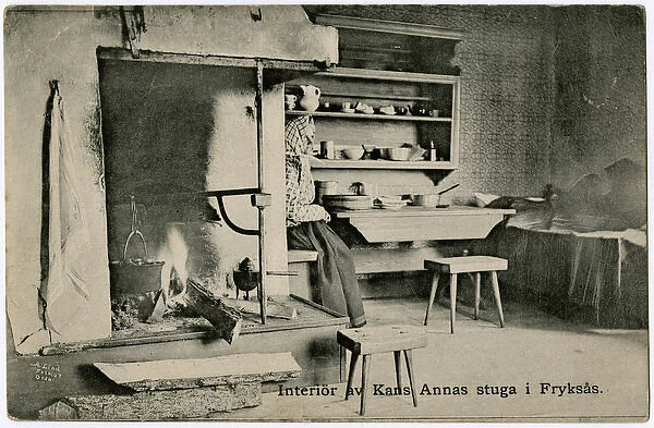 Kans Annas cottage interior - Fryksas, Dalarna, Sweden