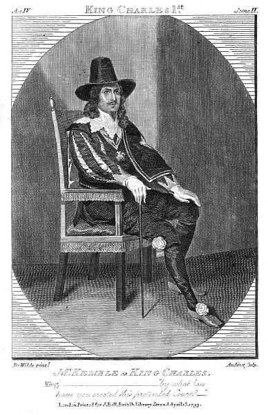 Kemble as Charles I