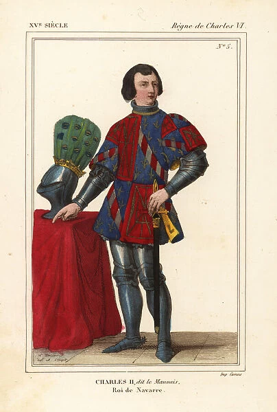 King Charles II of Navarre, le Mauvais, comte