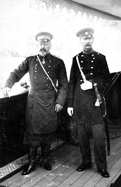 King Edward VII in Russian Uniform, c. 1900