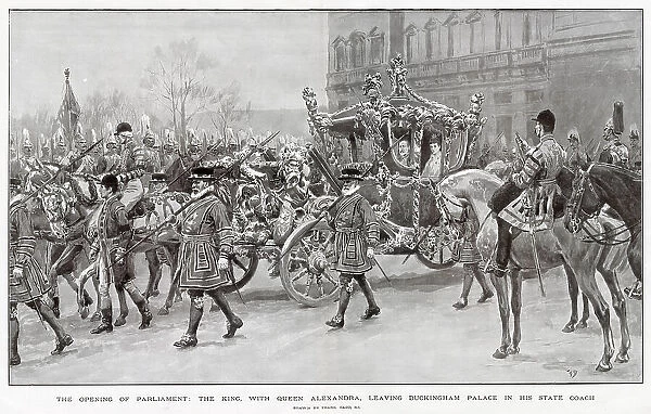King Edward's First Opening of Parliament 1901