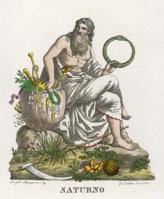Framed Print : Saturn Kronos Print Framed Print : Saturn Kronos Print