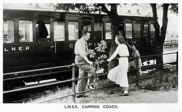 L. N. E. R. Camping Coach - accomodates six persons