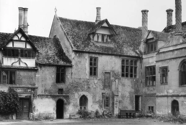 Lacock Abbey Courtyard
