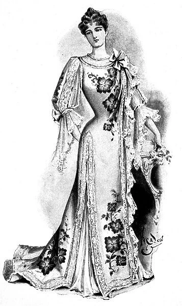 Ladies Tea-gown fashion, 1899