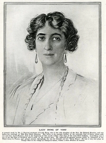 Lady Byng of Vimy by Percival Anderson