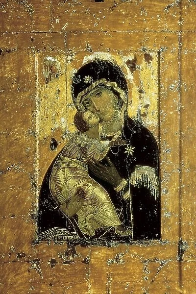 Our Lady of Vladimir. beg. 12th c. Icon moved