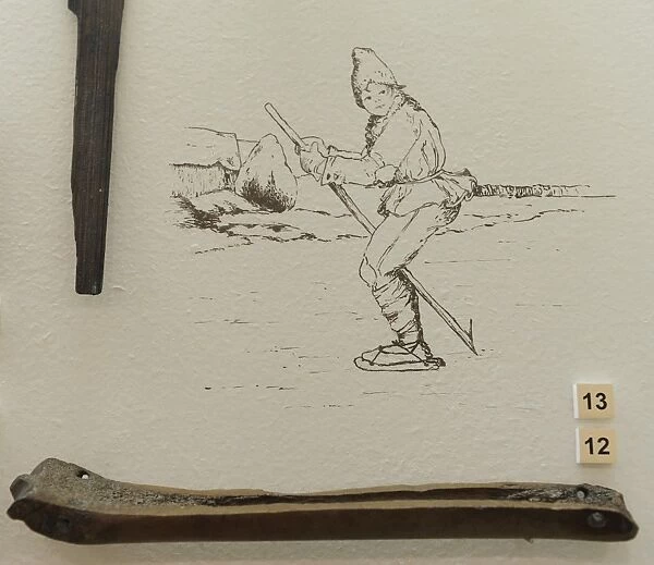 Latvia. Bone skates. 19th century