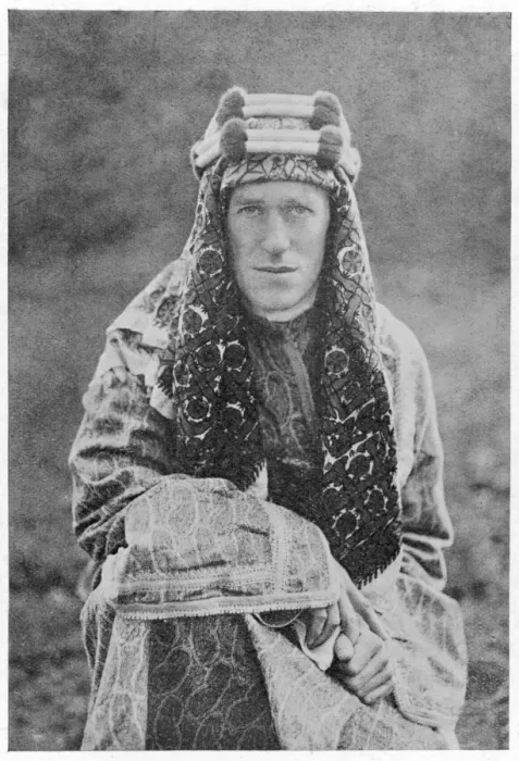 Framed Print : Print of Lawrence in Arab Costume Framed Print : Print of Lawrence in Arab Costume