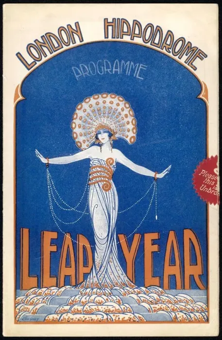 Framed Print : Print of the Leap Year Programme at the London Hippodrome Framed Print : Print of the Leap Year Programme at the London Hippodrome