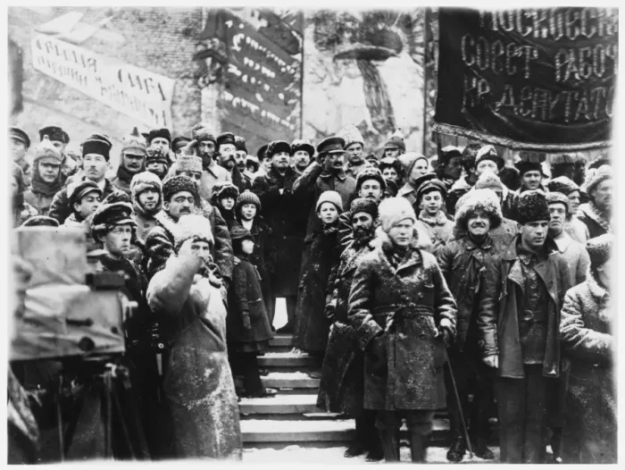 Framed Print : Lenin and Trotsky in Red Square Print Framed Print : Lenin and Trotsky in Red Square Print