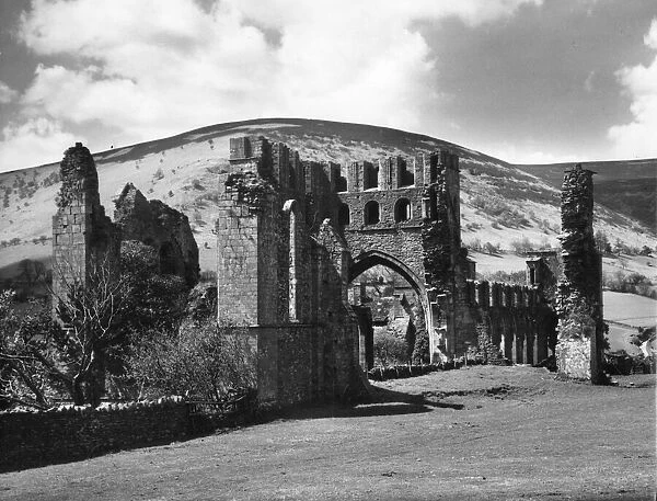 Llanthony Abbey, an Augustinian Priory, originally founded in the early 12th century
