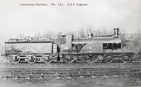 Locomotive no 123 2-2-2 express