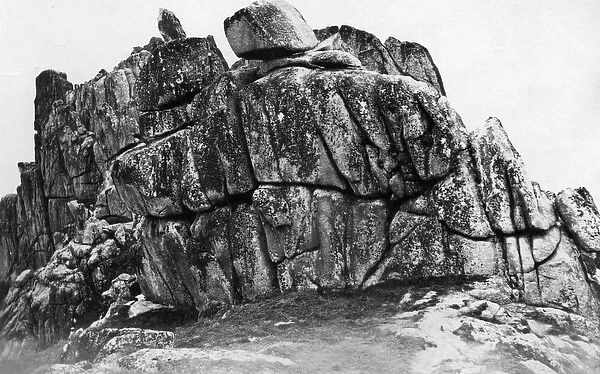 Logan Rock of Treen in Cornwall