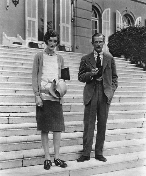 Lord and Lady Brownlow at Antibes