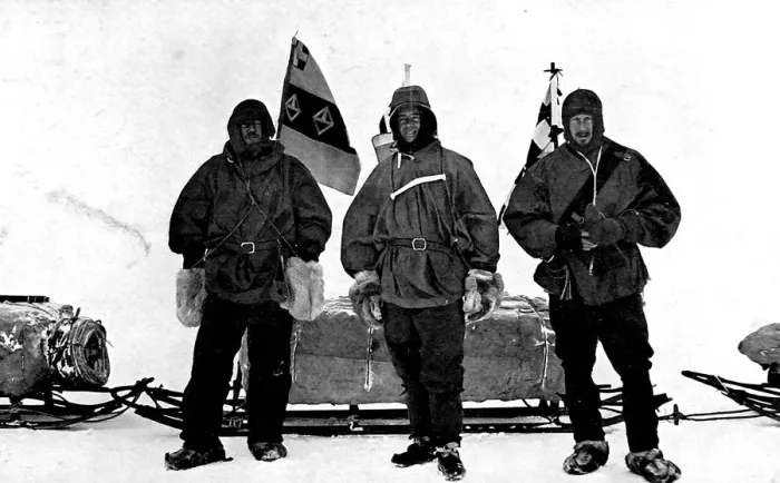 Framed Print : Antarctic Expedition Print: Shackleton, Scott and Wilson Framed Print : Antarctic Expedition Print: Shackleton, Scott and Wilson