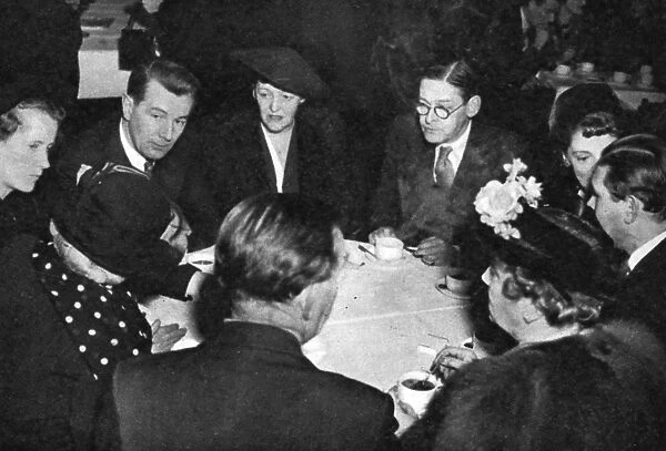 Luncheon of Anglo-Swedish Society with T. S. Eliot