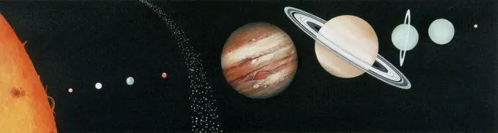 Framed Print : Solar System Panorama Print Framed Print : Solar System Panorama Print