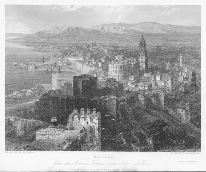 Framed Print : Malaga Print: 16th Century Cathedral Framed Print : Malaga Print: 16th Century Cathedral