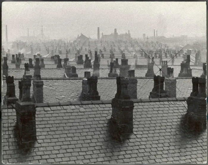Framed Print : Industrial Manchester Rooftops Print Framed Print : Industrial Manchester Rooftops Print