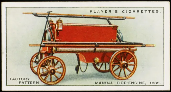 Framed Print : Manual Fire-Engine Print / 1885 Factory Pattern Framed Print : Manual Fire-Engine Print / 1885 Factory Pattern